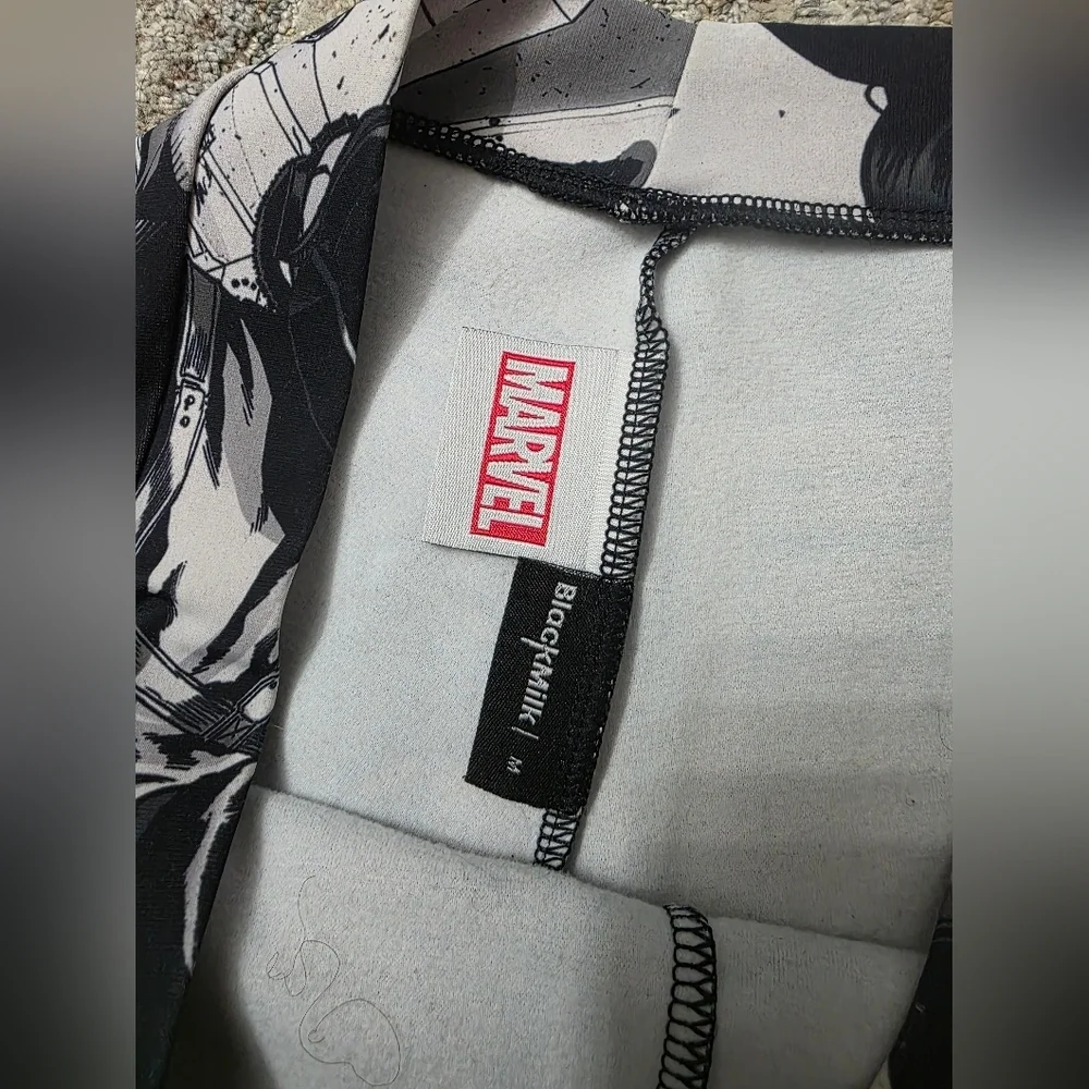 Blackmilk Marvel Black Widow Short Set Wifey Top M Rare Flawed Dollskill Comic - Picture 7 of 15